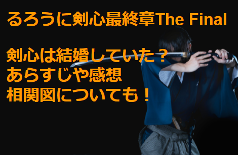 映画 るろうに剣心最終章the Final 剣心は結婚していた あらすじや感想 相関図についても 東京ハニハイホー